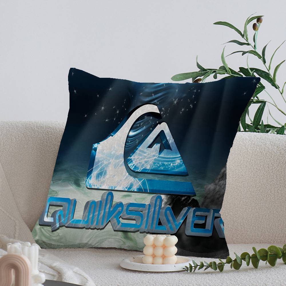 Surfboard Q-Quiksilver Vzor Dekorativní Pokojová Estetika Povlak na polštář Domácí Dekorace Ložnice Rozkládací pohovka Potah na polštář 45x45