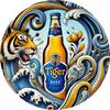 Segno in Latta Metallico Birra Decorazione Murale 20x30cm