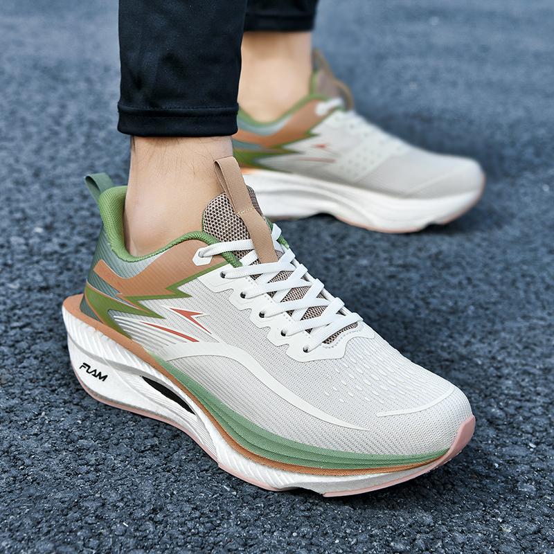 Professional Marathon Carbon Plate  Mesh Breathable Shock-absorbing Running Shoes Lightweight Rebound Versatile Running Shoes