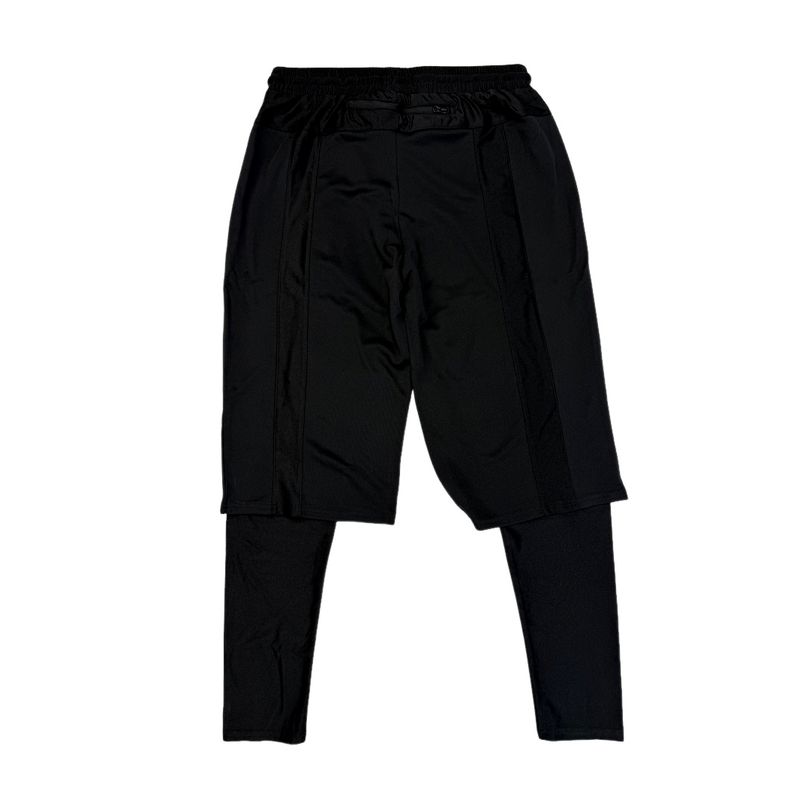 Domestic Single Men Spring/Summer Thin False Two-Piece Suit Silm Stretch Running Pants Training Trousers Quick-Drying Sports Pants