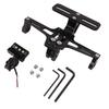 Motorcycle Rear License Plate Mount Aluminium Alloy Adjustable Universal Rear License Plate Bracket with Light
