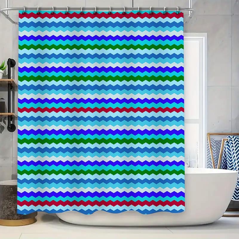 

High-Quality Printed Shower Curtain Featuring Butterfly Design Perfect Decor For Your Bathroom W60H190(CM)-1 Pcs