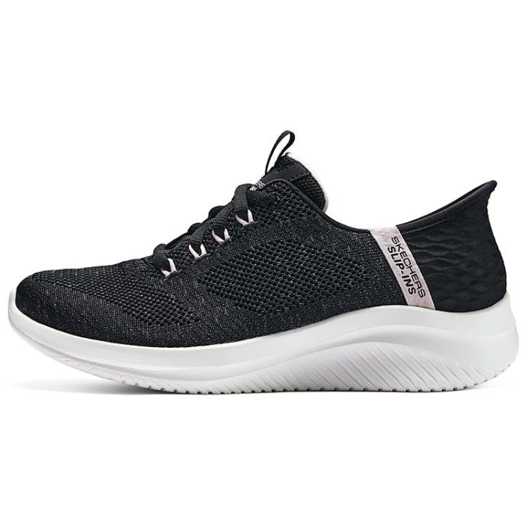 Skechers Ultra Flex 3.0 Тканевые Удобные Универсальные Амортизирующие Дышащие Низкие Повседневные Кроссовки Женские Черный 150178-BKPK 35