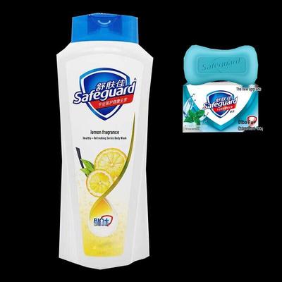 Ensemble Gel Douche Citron & Savon Menthe Poivrée Safeguard
