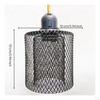 Double Layer Lamp Cage Retro Design Metal Mesh Lampshade Hollow Iron for Restaurant