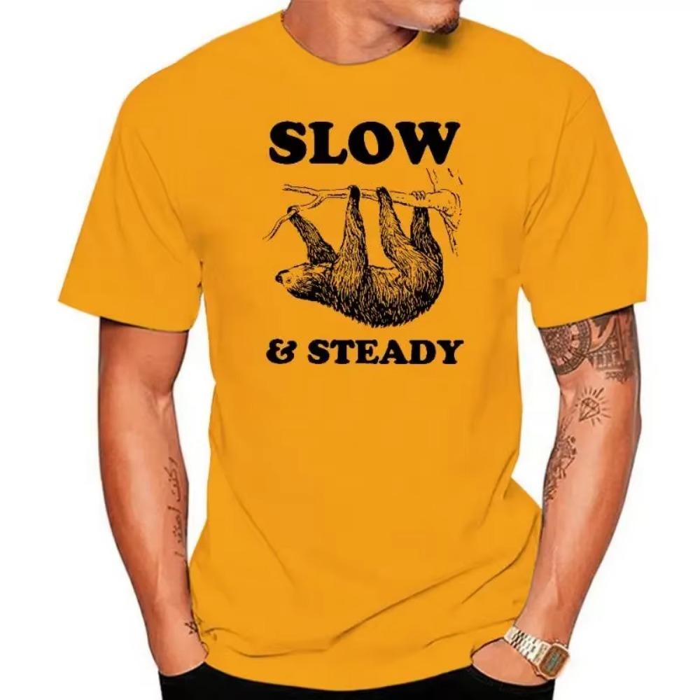 Slow And Steady T Shirt - Sloth T ShirtWomensMensLazy T ShirtCute ShirtHipsterTumblrInstagram90s Shirtmeme men t shirt