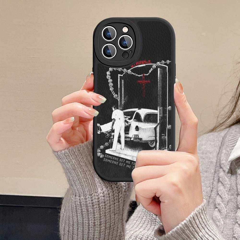 My Chemical Romance Phone Case For IPhone 16 15 14 13 12 11 Pro Max Plus Mini Leather Cover