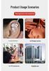 Ultra-Clear Extra Large Ear Acupuncture & Reflexology Model with Multi-Hole Acupoint Diagram