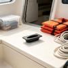 Boat Compartment Pull Handle Set of 2, Flush Mount Recessed Door Pull with Screws for Cabinet Doors and Access Panels