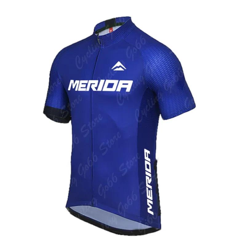2026 Merida Sports Team Training Cycling Clothing Breathable Men Short Sleeve Mallot Ciclismo Hombre Verano Cycling Jersey Sets
