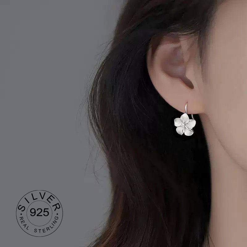 925 Silver Vintage Earrings For Women Trendy Simple Star Long Tassel Earring Jewelry Prevent Allergy Party Accessories