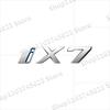 1Pcs Car Styling ABS Plastic Emblem Decor For BMW I3 I4 I7 IX IX3 IX4 IX7 Logo Rear Tail Bumper Trunk Sticker Auto Accessories AT8