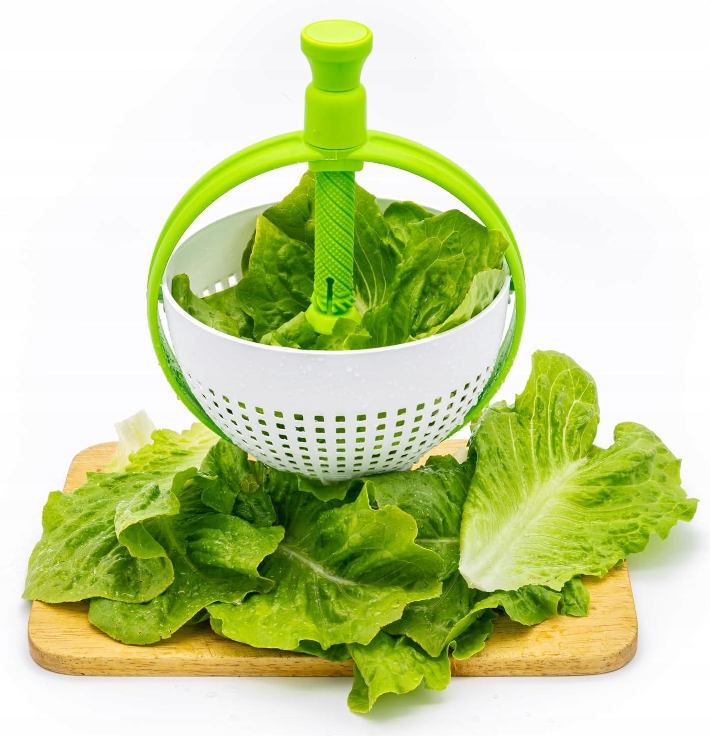 Essoreuse à Salade 4-en-1 pour Fruits et Légumes avec Passoire