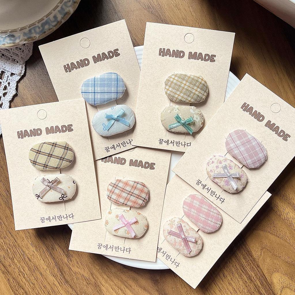 Floral Baby Hair Clips: No-Damage Fabric Hairpins for Infants & Toddlers