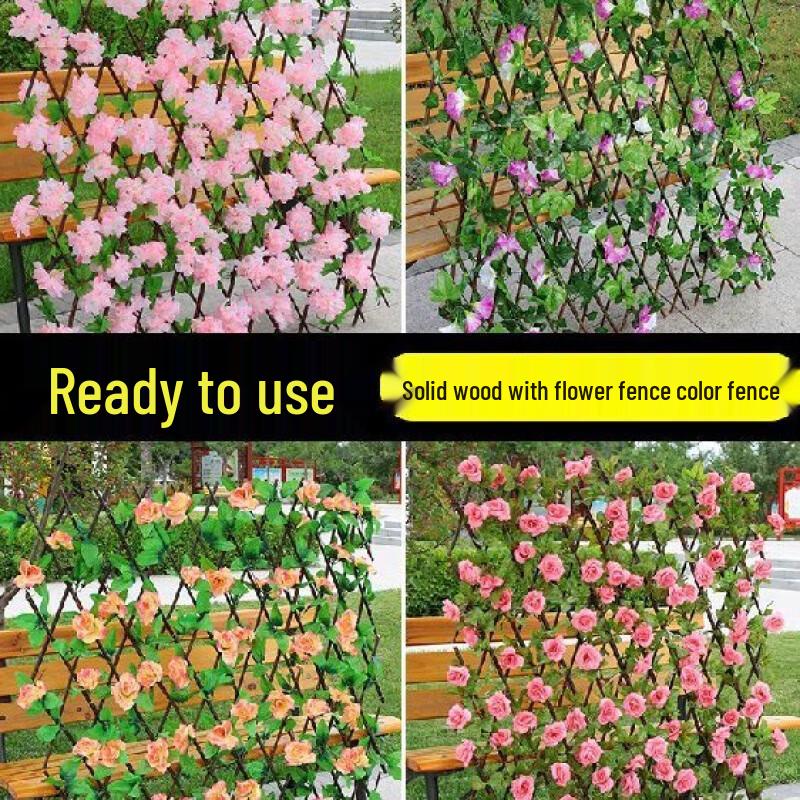 Artificial Greenery Privacy Fence Panel