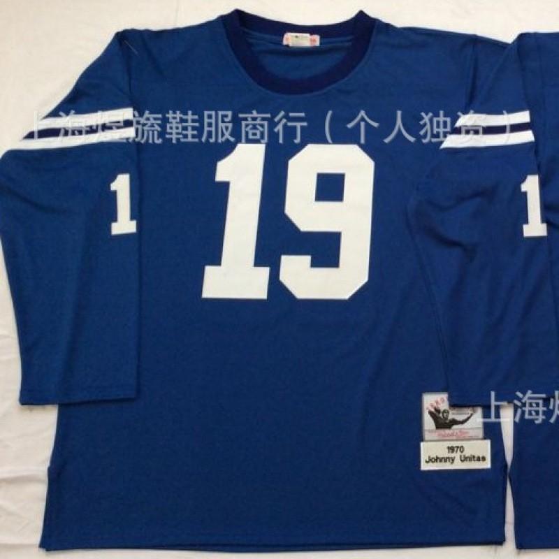 Indianapolis Colts Retro Football Jersey Cotton Fan Apparel NFL Supporters Mens Sports Team Gear