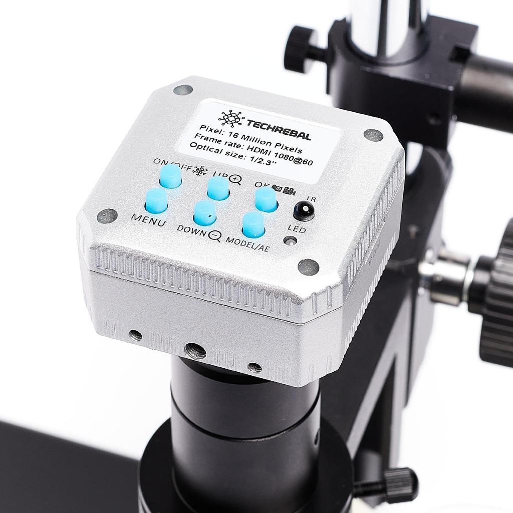 Microscope 10A-T616 With Camera 16Mp , 8-Inch Display And Base Mat Te-506