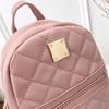 Women Quilted Backpack Purse Waterproof Travel Daypack Convertible Sling Bag Crossbody Purse for Commuting Street Daily Errands