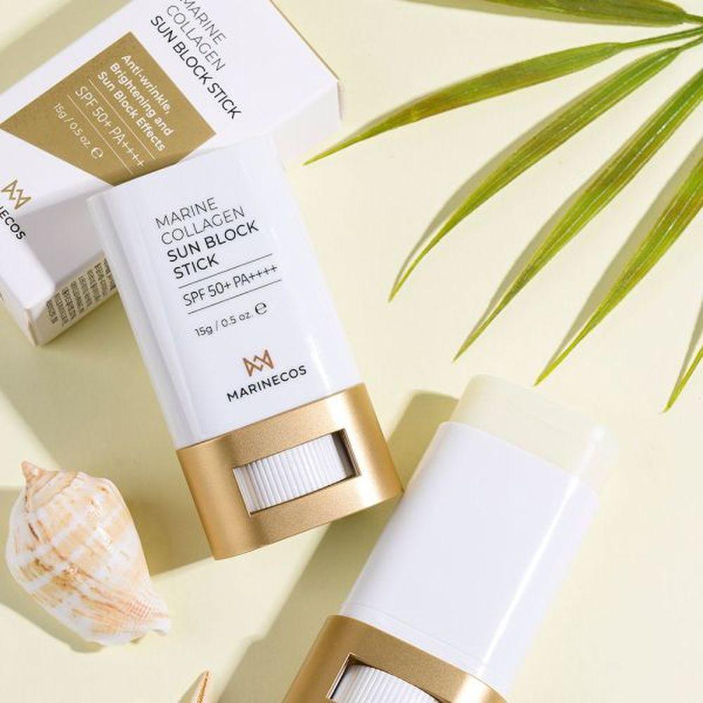 Marine Collagen Sunblock Stick Marine Techno Course Collagen Sun Stick Sunblock Sun Cream