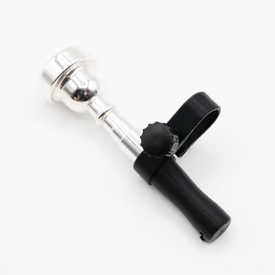 Trumpet Brass Buzzdog Mouthpiece for Practice Release August Buzzing Basic Brass BRASS DESIGN (F-Type) [New 2025] Practice, Warm-Up, Practice,