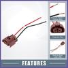 9012 9006 Wiring Harness Sockets for Halogen Headlights Fog Lights 2 Sets