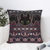 HTTYD Square Pillow Cases Ugly Christmas Sweater Cushion Covers Funny Zippered Decorative Pillowcase for Home