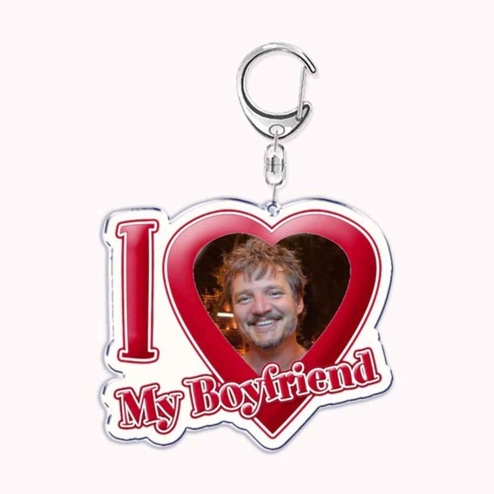 Oppenheimer I Love My Boyfriend Keyring Red Heart Red Heart Key Ring Couple