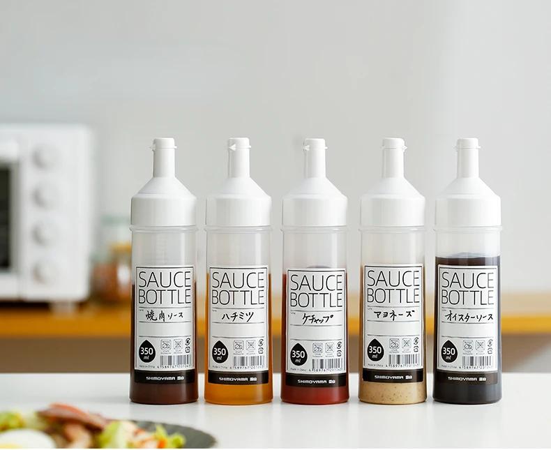 Plastik Squeeze Saucenflasche Tomatensalat Sauce Squeeze Flasche 350ml Küche Dressing Spenderflasche