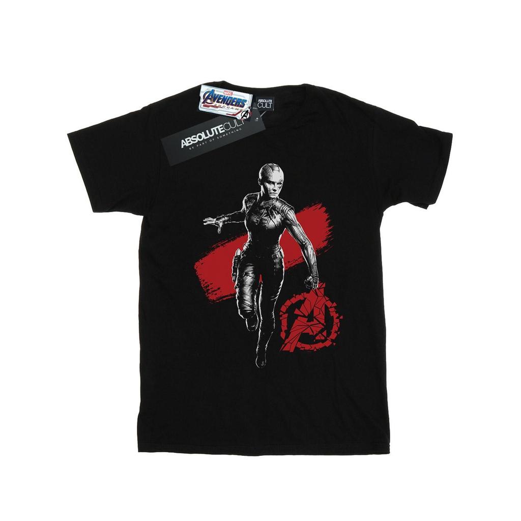 Marvel Mens Avengers Endgame Mono Nebula T-Shirt