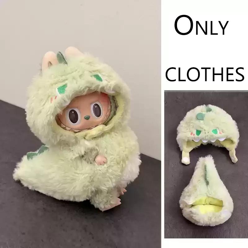 For Labubu Clothes Wacky Mart Friend Shrimp Handmade Clothing Accessory Customization V1 V2 V3 Dolls Bag Clothes Toys Hobbies