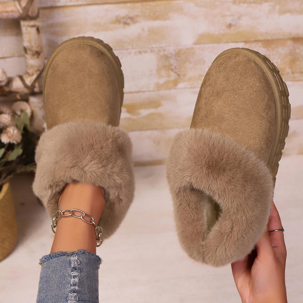 Fashion 2025 New Warm Fashion Boots Women Winter Flats Lightweight Shoes Short Plush Fur Ankle Snow Boots Casual Shoes Sport Suede Boots