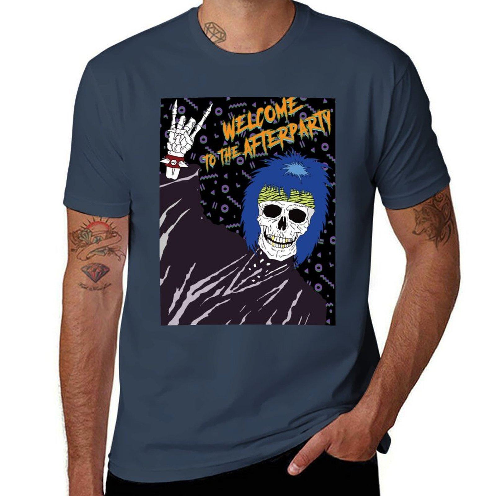 Welcome To The Afterparty 89 Tshirt Big And Tall Solid Color Tshirt S