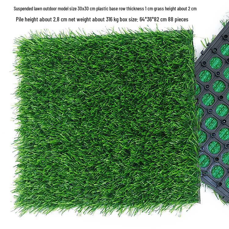 DIY Movable Artificial Turf for Garden, Balcony, and Outdoor Decor
