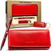 Gift Set: Women's Leather Wallet, Keychain and Pen - Peterson