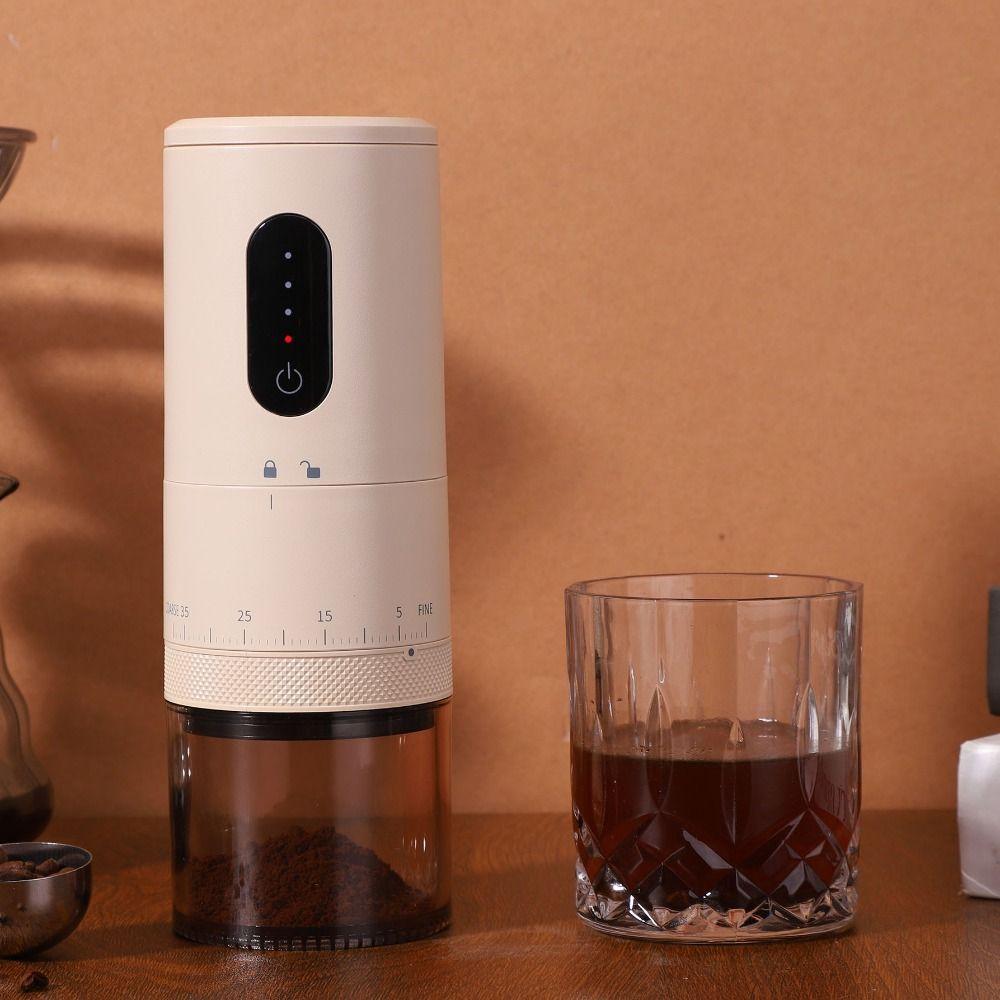 Ceramic Grinding Core Portable Electric Coffee Grinder Automatic Coffee Bean Mill Outdoor