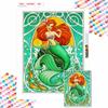 5D Diy Diamond Painting The Mermaid In The Waves Full Drill Rhinestones Mosaic Embroidery Handmade Products Home Decor Gift