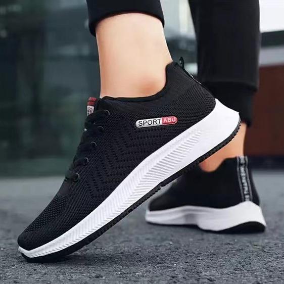 Freizeitschuhe atmungsaktives Fly-Woven-Mesh modische vielseitige Sportschuhe trendige Laufschuhe Herrenschuhe 2024 neu Herrenschuhe