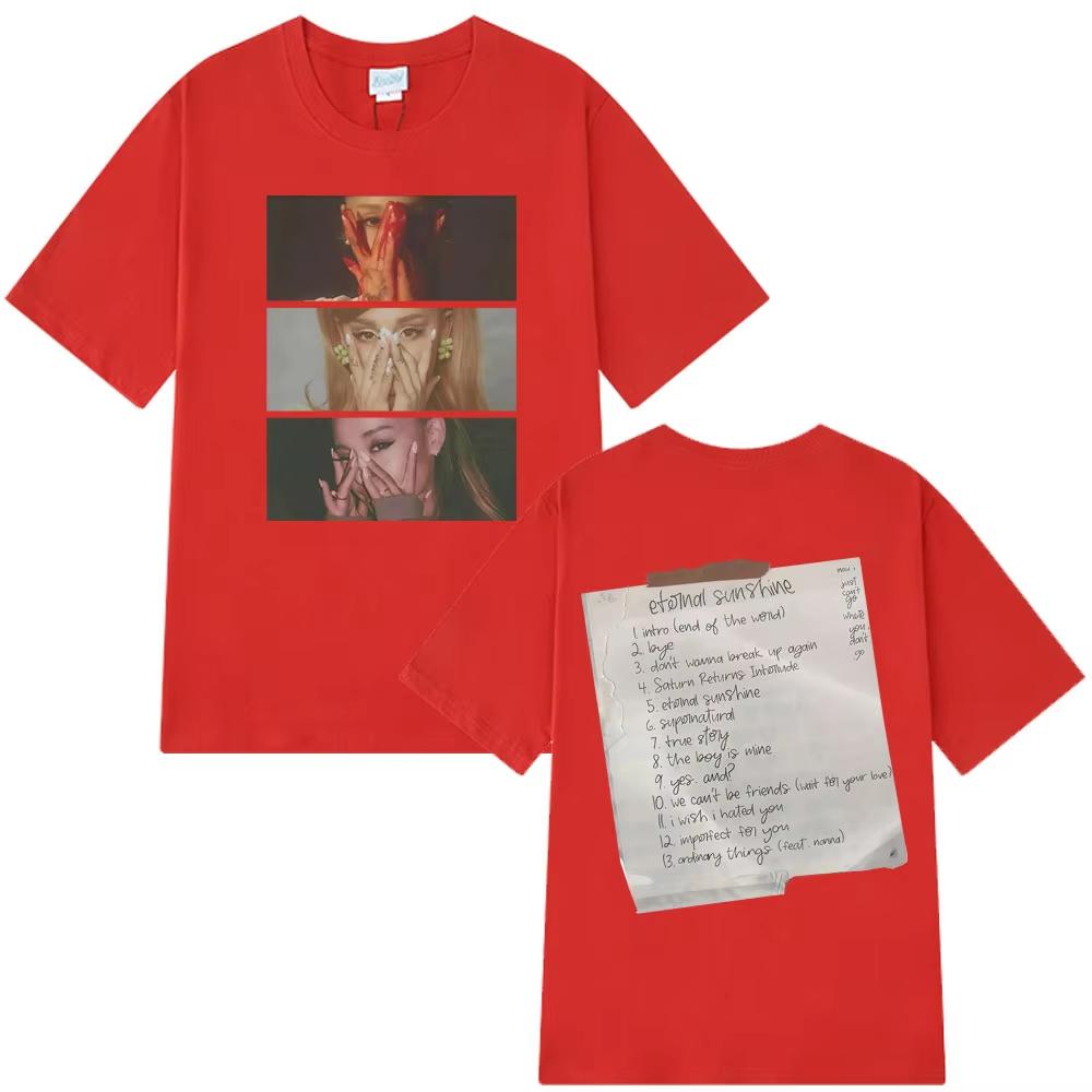 Ariana Grande Eternal Sunshine Inspirat Album Tricouri Vintage Bărbați Femei Modă Tricou Vară Bumbac Estetic La Mod Tricouri