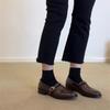 Echte Leder Damen Mary Jane Schuhe Vintage Mädchen Niedriger Absatz Lolita Schuhe Runde Spitze Uniform Kleine Lederschuhe Damen Loafer