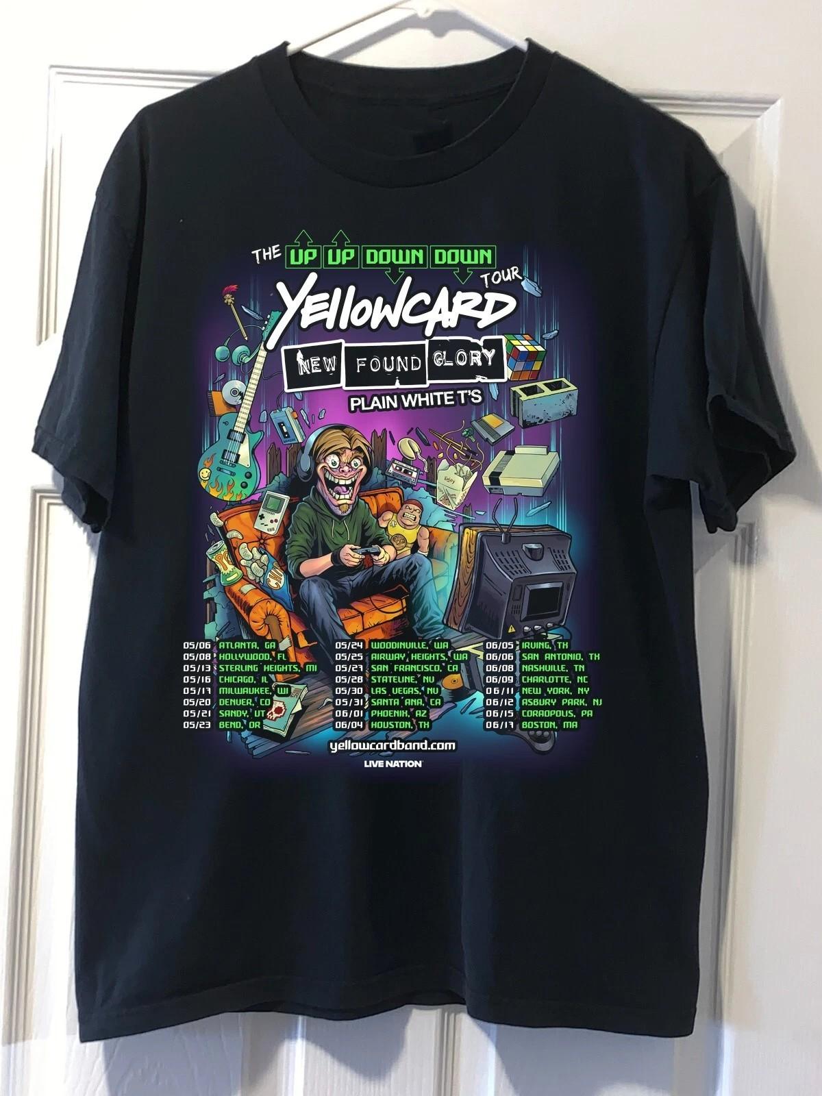 Yellowcard 2026 Up Up Down Down Tour T-shirt Classic Gift KK2633 S