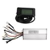 Electric Bike Conversion Kit 30A Controller LCD7U Display Panel Set Common Connecter for 36V 48V 1000W DC Motor