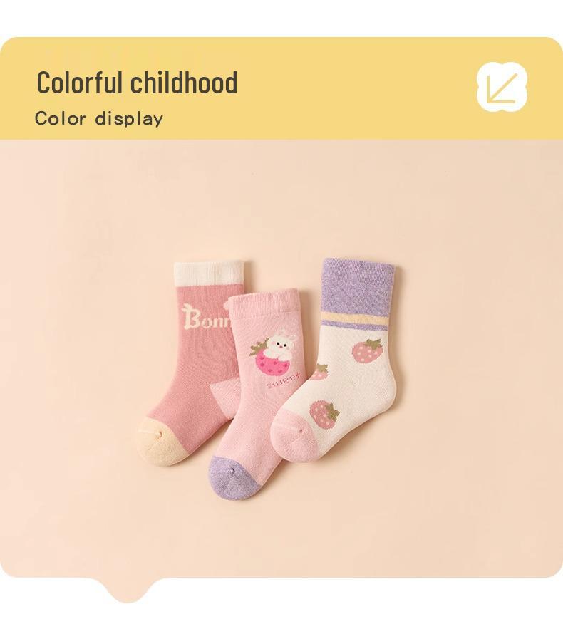 Nidoran Winter Baby Socks: Thick Fleece-Lined Cotton Mid-Calf Socks for Boys and Girls