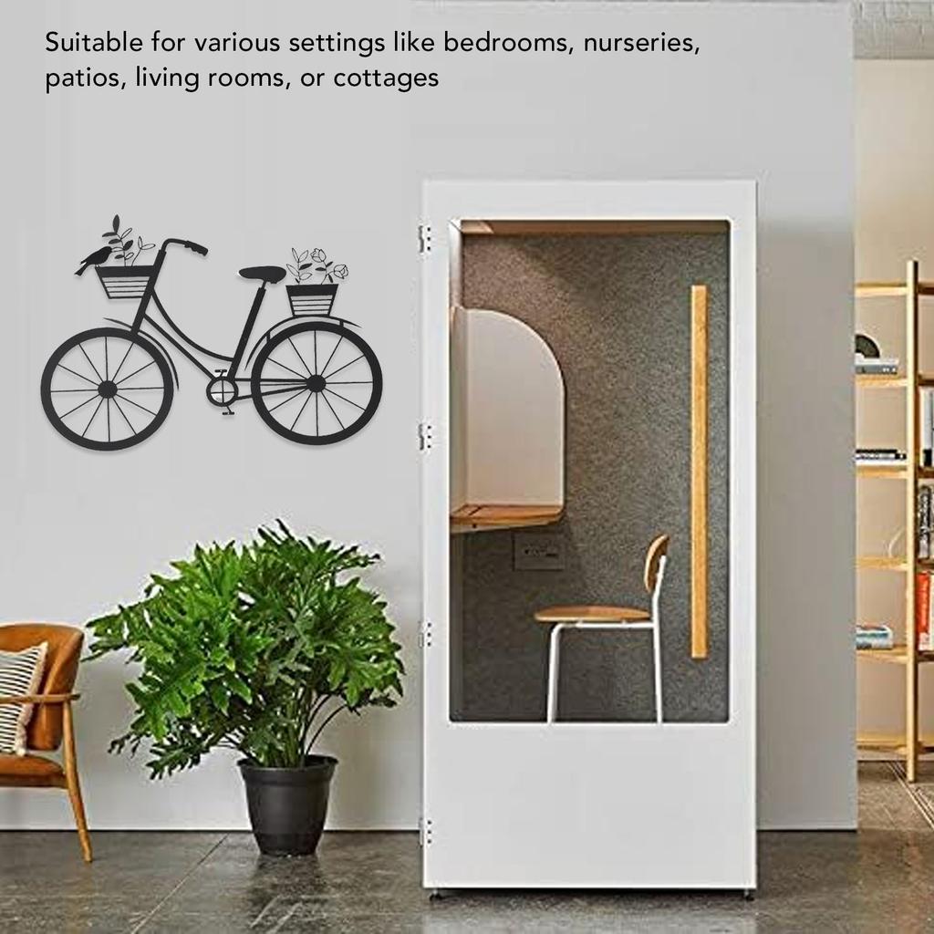 Metall Fahrrad Wandkunst Dekor Vintage Fahrrad Wandbehang Dekoration für Einweihung Zuhause Schlafzimmer