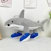 Shark Plush Toy With Pp Cotton Filling Short Plush Animal Stuffed Doll For Kids