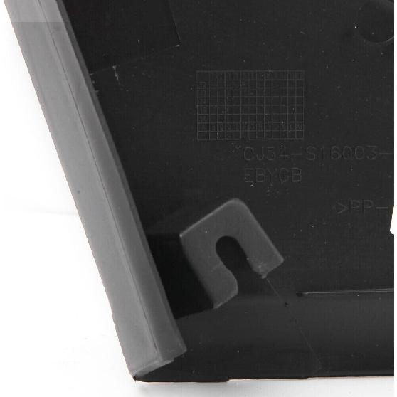 Black Left Triangle Molding Cover For Ford Escape 2013 2014 2015 2016 2017 2018 2019 Rearview Mirror Trim Driver Side