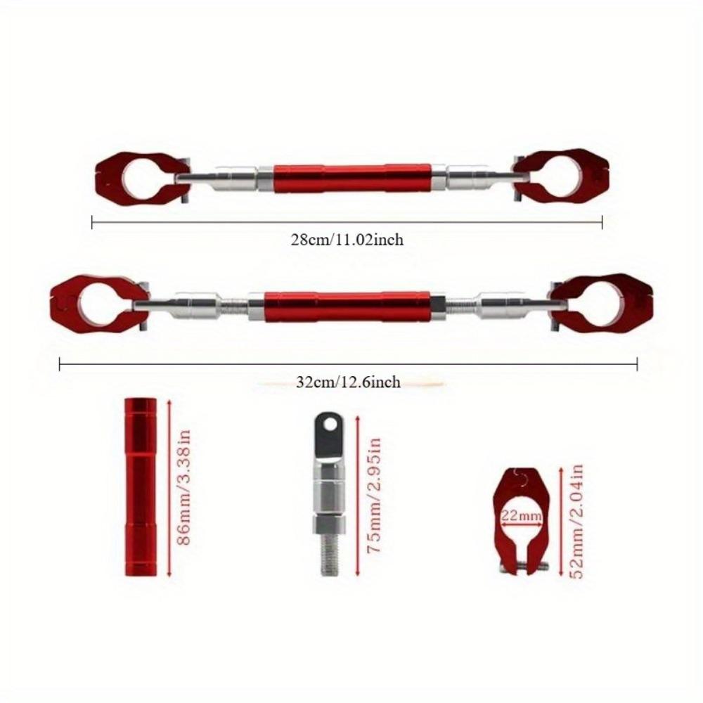1pc Motorcycle Balance Bar Handle Bracket Cnc Reinforced Level Crossbar Handlebar Modification Accessories