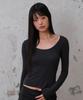 Daibeuinumeon U-Neck Long Sleeve (Navy)
