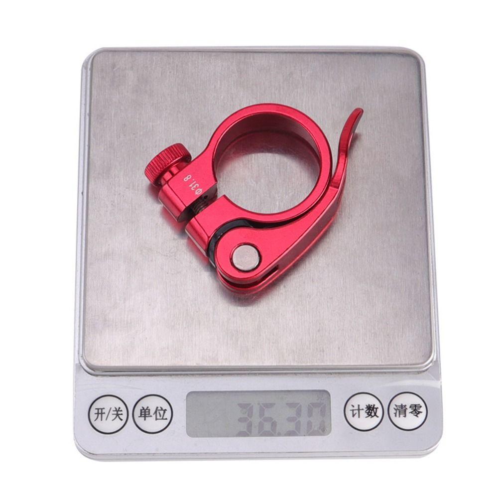 Bike Seat Post Clamp 31.8mm 34.9mm Aluminum Alloy Seat Tube Clip Bicycle Quick Release Seatpost for Mountain Tube Bike