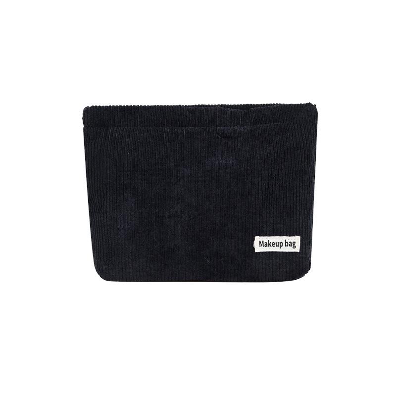 Women's Large Capacity Corduroy Travel Makeup Bag & Convenient Clutch