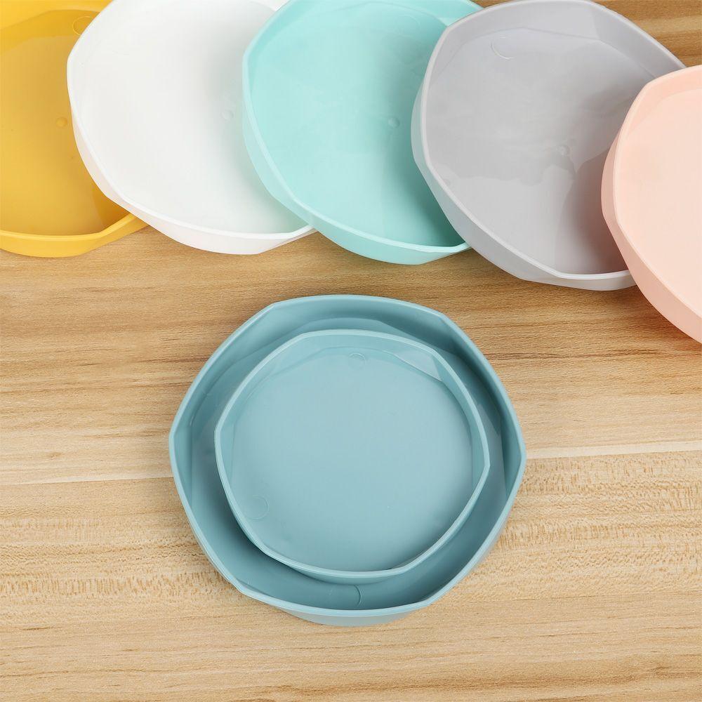 2 Pezzi Sottovaso Spesso Resistente per Piante da Interno/Esterno Vassoio in Plastica Sottovasi Sottovasi Raccogli-Goccia